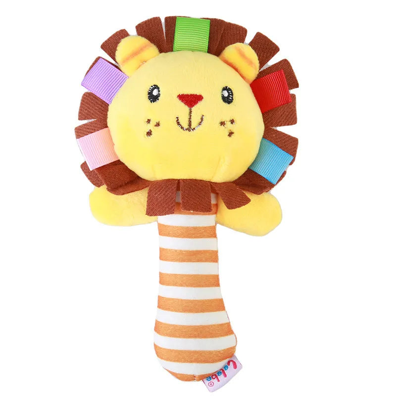 Cartoon Animal Baby Plush Rattle Baby Toy - PAMU8