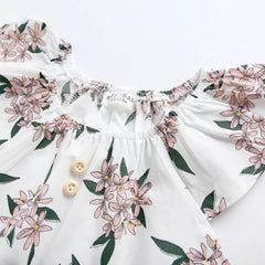 Floral Cotton Girls Bodysuits