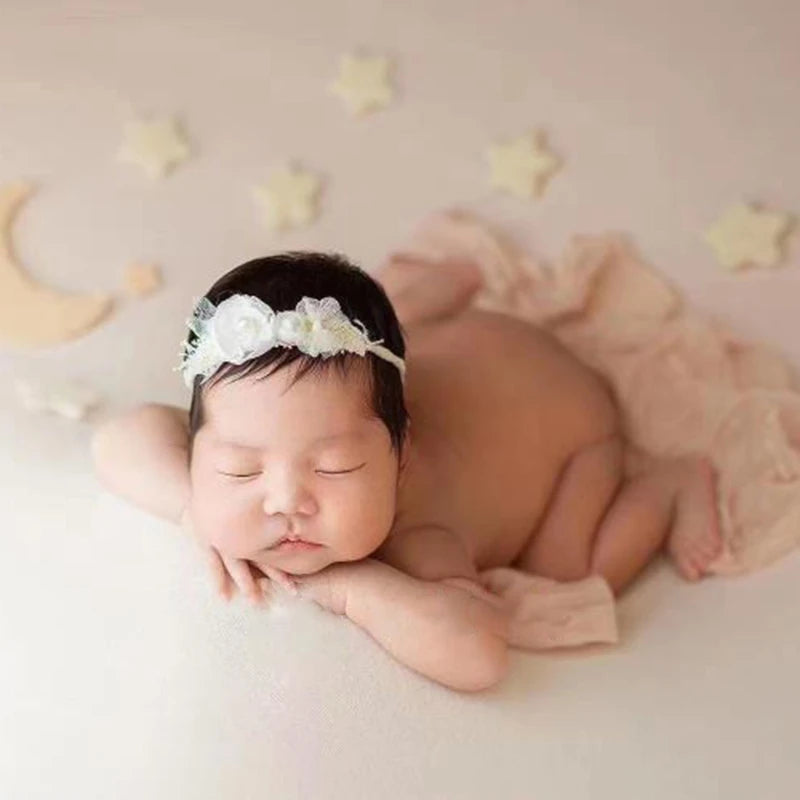 5Pcs Baby Wool Felt Stars Photography Accessories - PAMU8