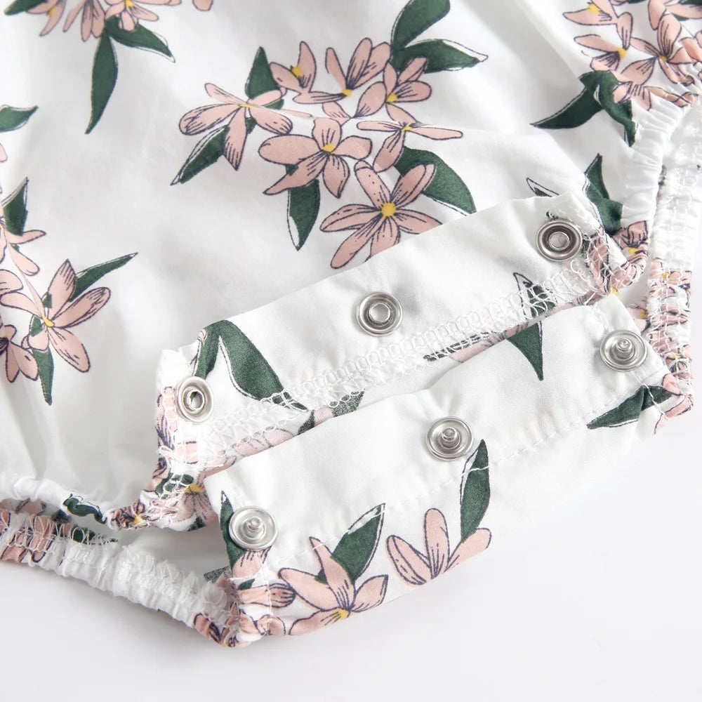 Floral Cotton Girls Bodysuits
