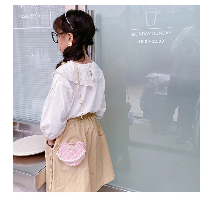 Pearl Handle Mini Shoulder Bag