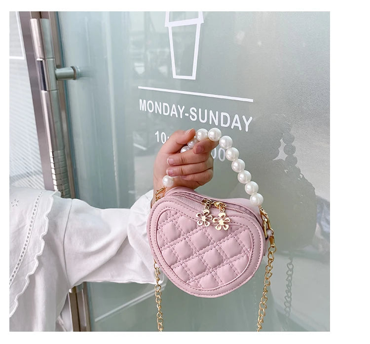 Pearl Handle Mini Shoulder Bag