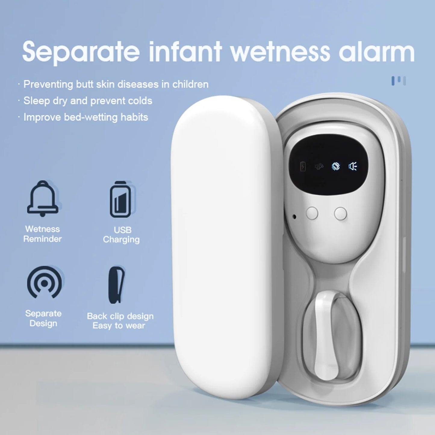 Wireless Bedwetting Pee Alarm