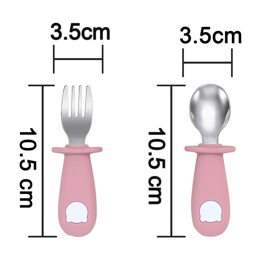 Baby Feeding Stainless Utensil Children's Tableware - PAMU8