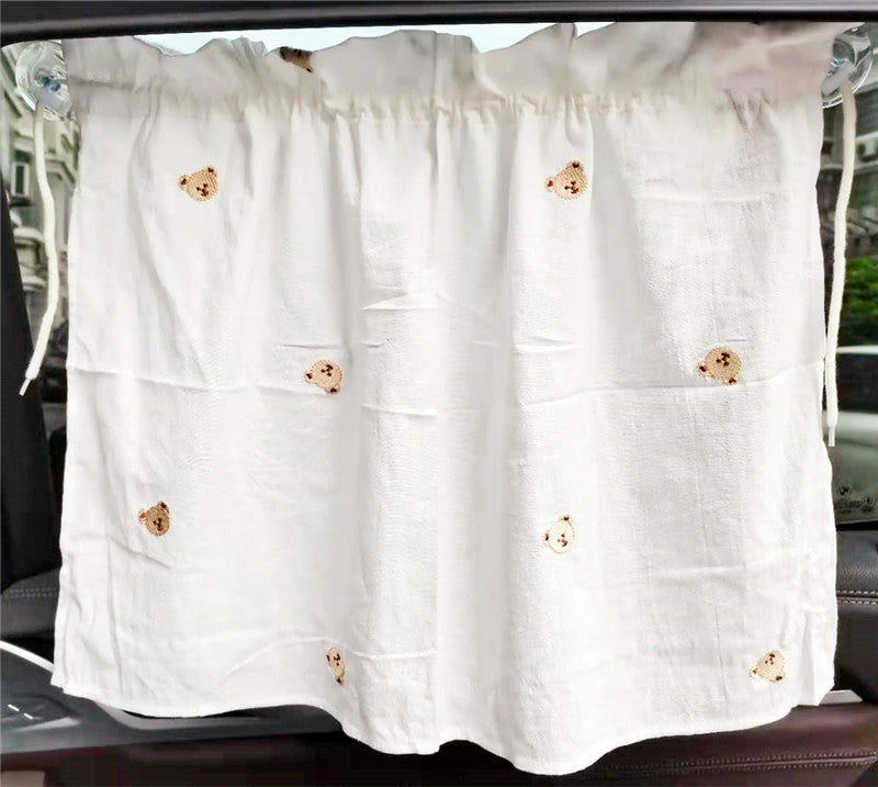 Cute Baby Car Curtain
