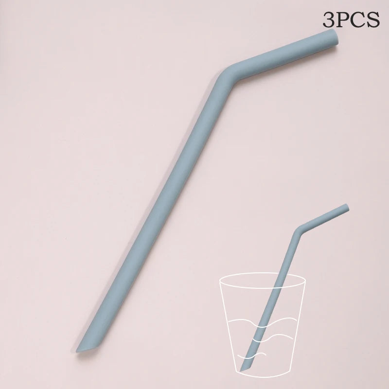 Foldable Silicone Straws For Cup
