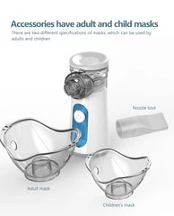 Portable Nebulizer Inhaler: Quiet Mesh Mist for Kids