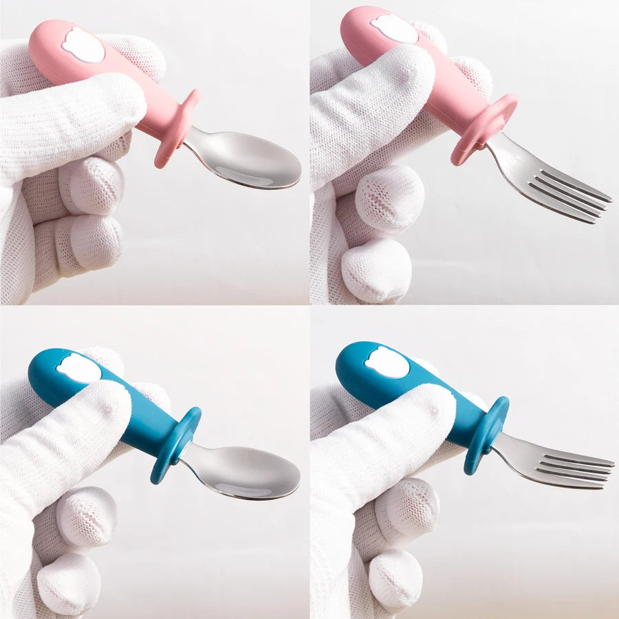 Baby Feeding Stainless Utensil Children's Tableware - PAMU8