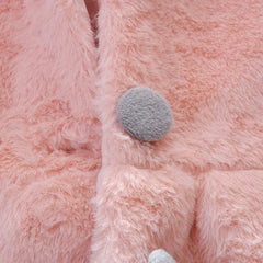 Rabbit Ears Plush Warm Hooded Coat