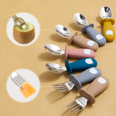 Baby Feeding Stainless Utensil Children's Tableware - PAMU8