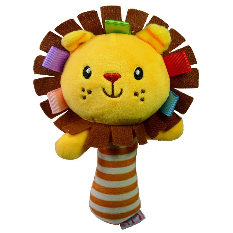 Cartoon Animal Baby Plush Rattle Baby Toy - PAMU8