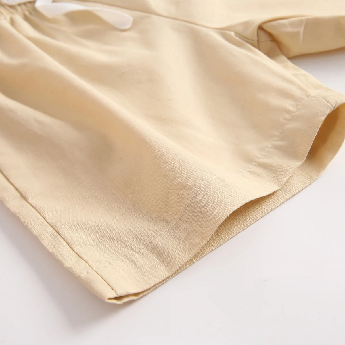 Cotton Short Sleeve Tops+Shorts