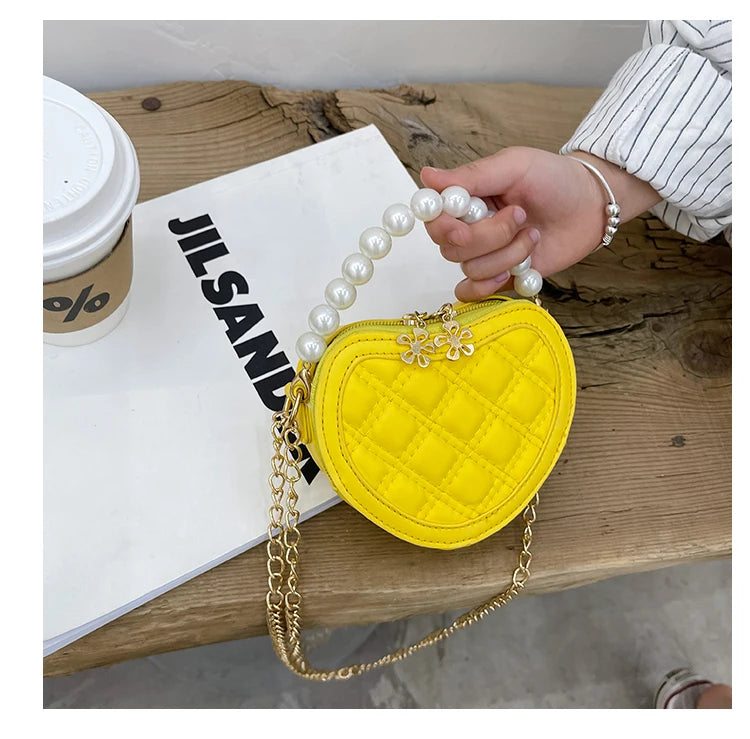 Pearl Handle Mini Shoulder Bag