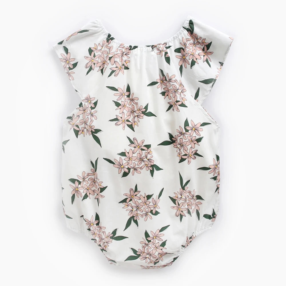 Floral Cotton Girls Bodysuits