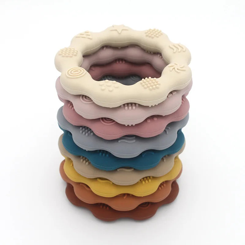 Baby Food Grade Silicone Newborn Grip Teething Toys - PAMU8
