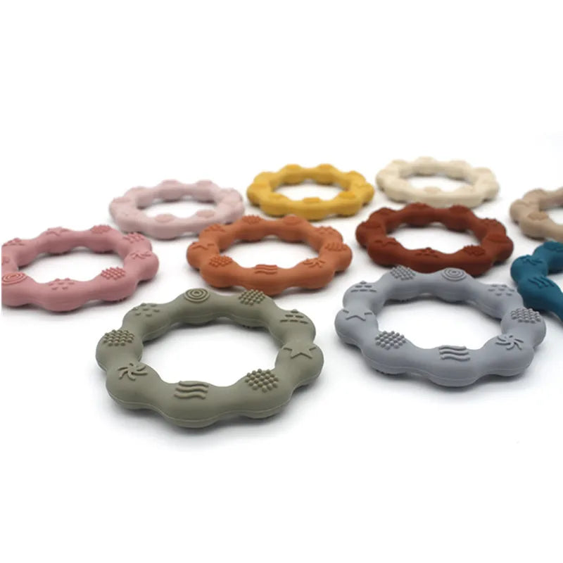 Baby Food Grade Silicone Newborn Grip Teething Toys - PAMU8