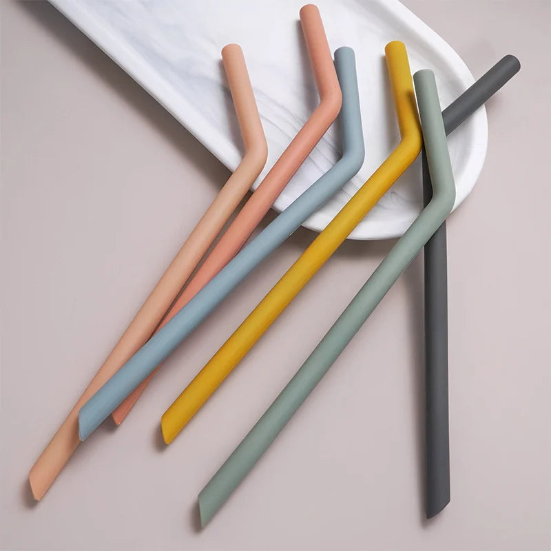 Foldable Silicone Straws For Cup