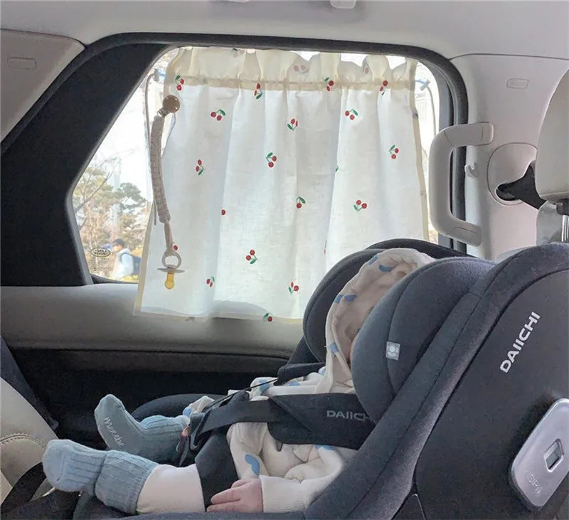 Cute Baby Car Curtain