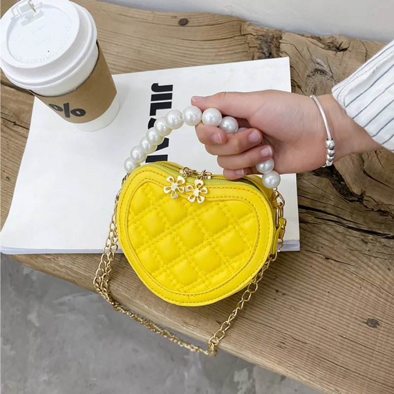 Pearl Handle Mini Shoulder Bag