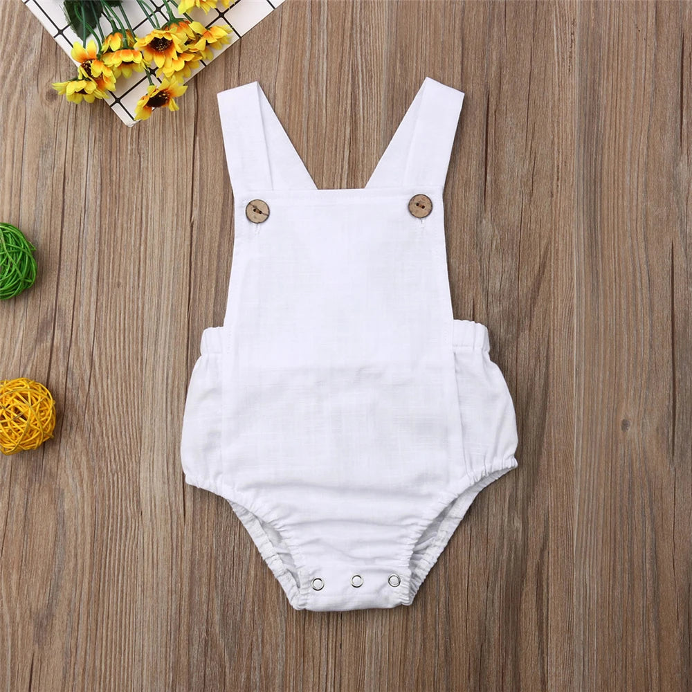 Casual Baby Sleeveless Jumpsuits