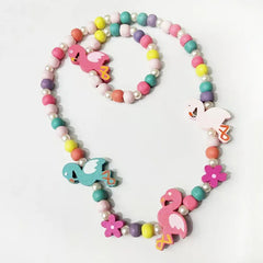 Cute Cartoon Kids Necklace Bracelet Set | PAMU8