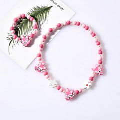 Cute Cartoon Kids Necklace Bracelet Set | PAMU8