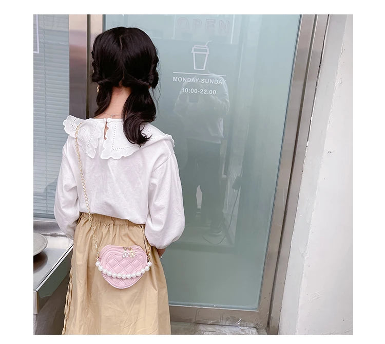 Pearl Handle Mini Shoulder Bag