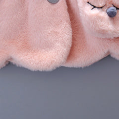 Rabbit Ears Plush Warm Hooded Coat