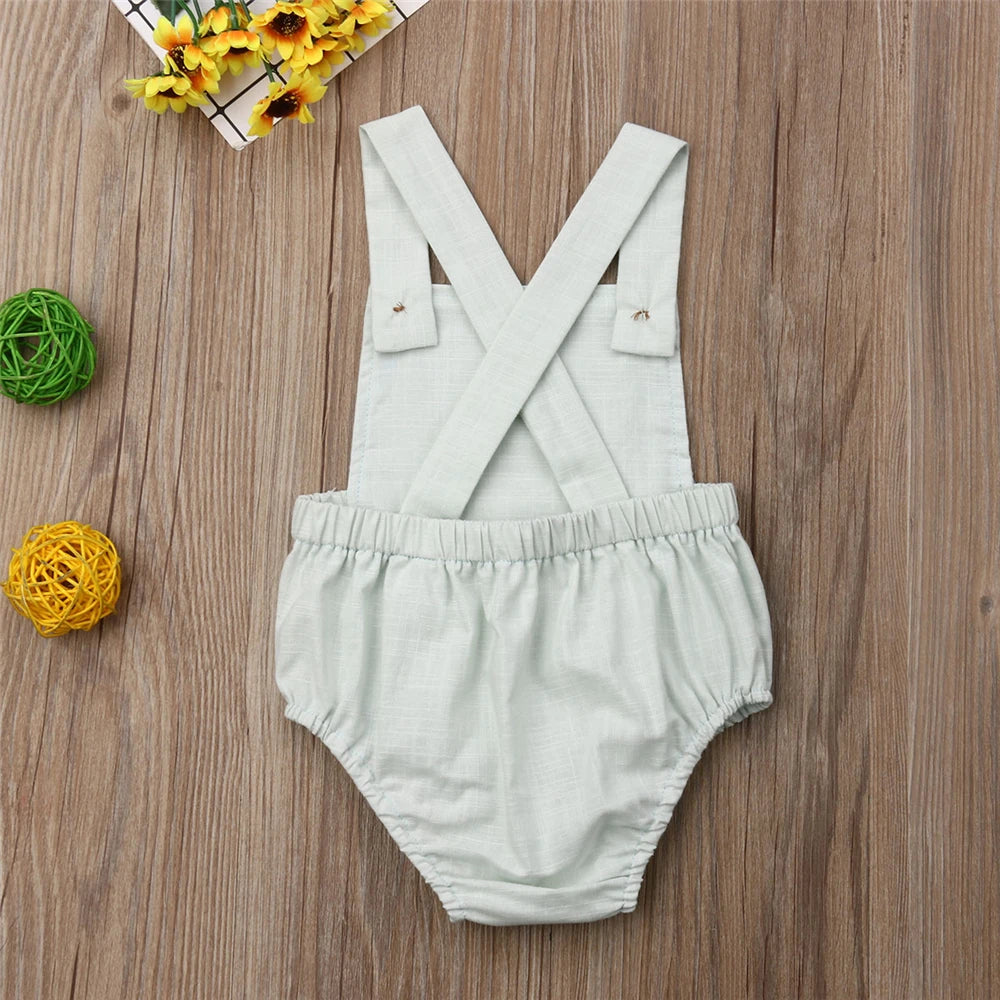 Casual Baby Sleeveless Jumpsuits