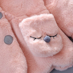 Rabbit Ears Plush Warm Hooded Coat