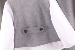 Baby Boys' Formal Suit Set, Vest Shirt and Pants