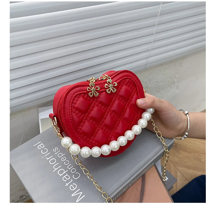 Pearl Handle Mini Shoulder Bag