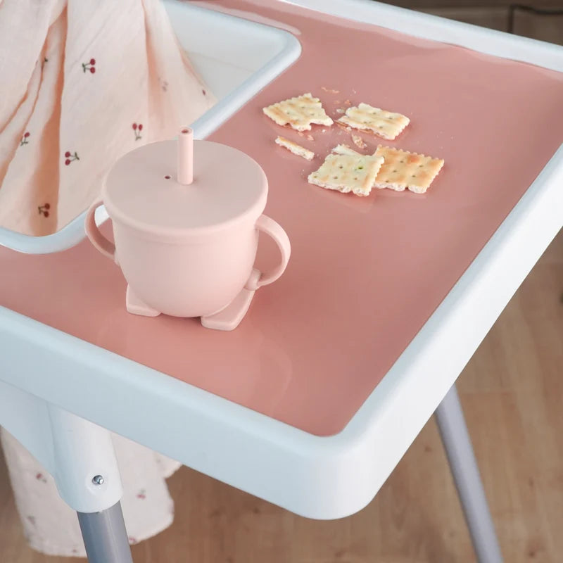 Pure Color Placemat Feeding Solid Food Dining Plate Placemat - PAMU8