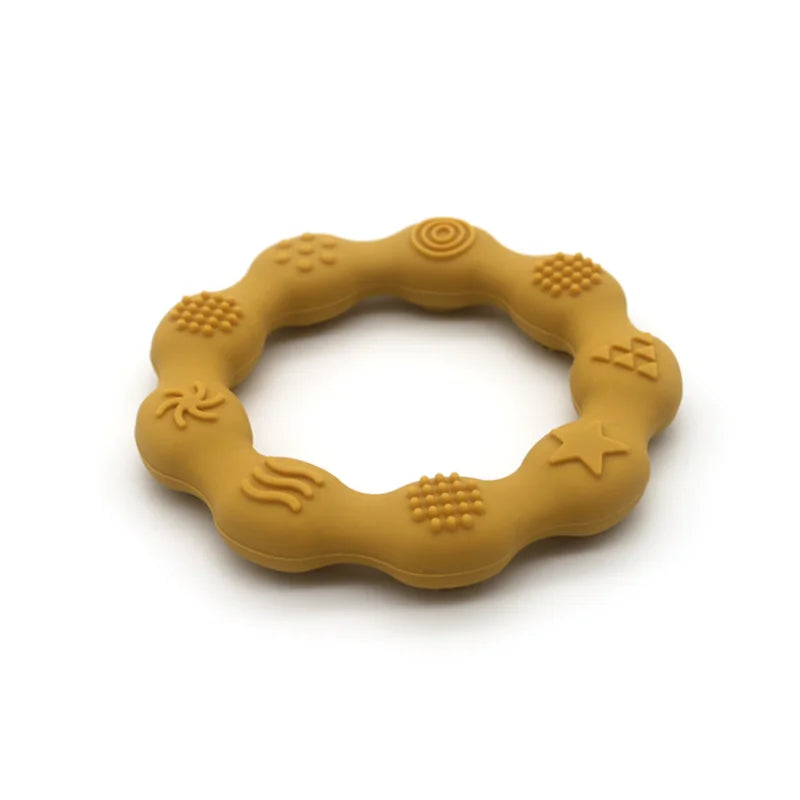 Baby Food Grade Silicone Newborn Grip Teething Toys - PAMU8