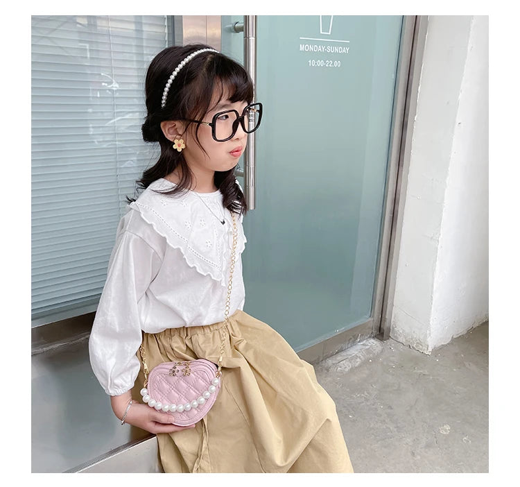 Pearl Handle Mini Shoulder Bag
