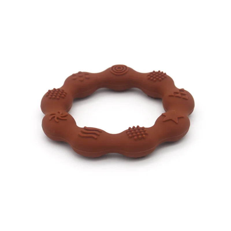 Baby Food Grade Silicone Newborn Grip Teething Toys - PAMU8