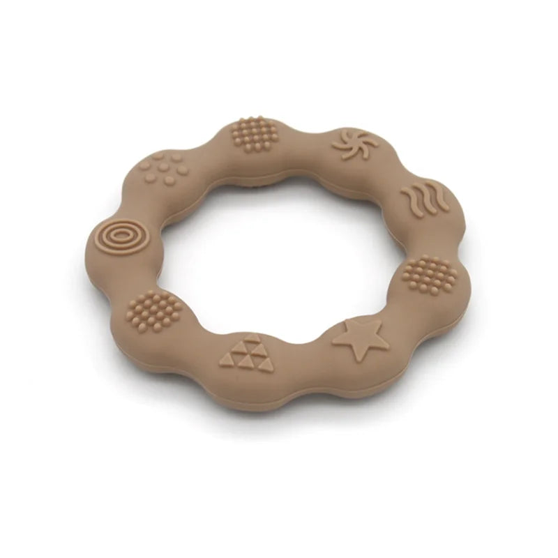 Baby Food Grade Silicone Newborn Grip Teething Toys - PAMU8