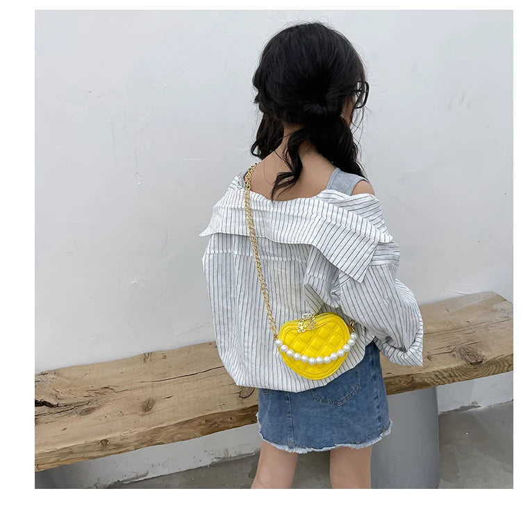 Pearl Handle Mini Shoulder Bag
