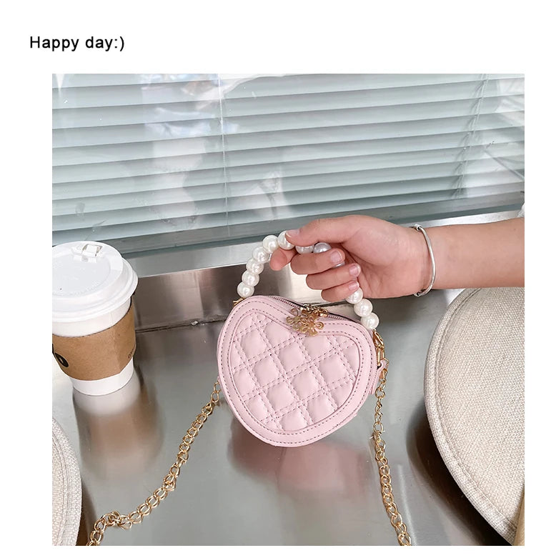 Pearl Handle Mini Shoulder Bag