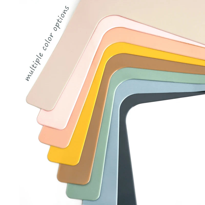 Pure Color Placemat Feeding Solid Food Dining Plate Placemat - PAMU8