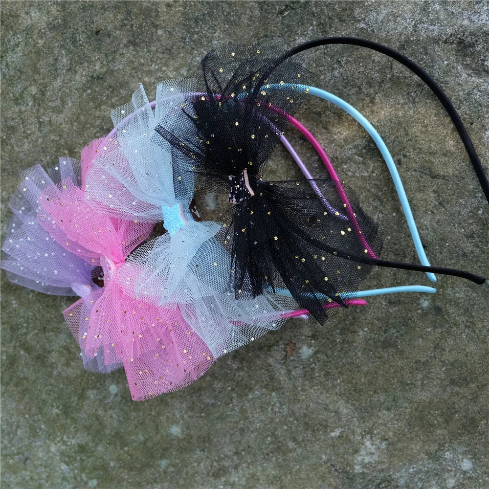 Girls Shiny Bows Hairband