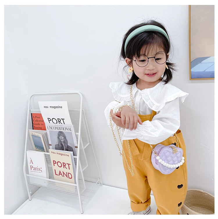 Pearl Handle Mini Shoulder Bag
