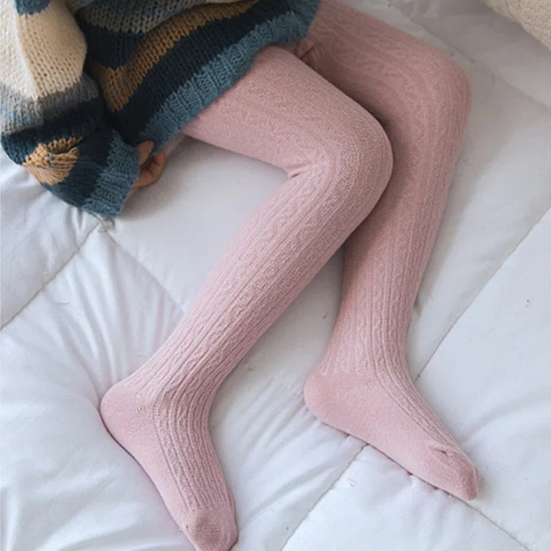 Baby Girl Tights Solid Cotton
