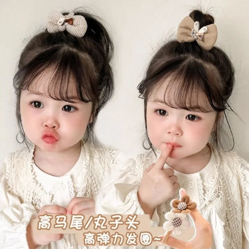 Soft Rubber Scrunchies Kids Hair Accessories - PAMU8