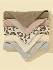 Soft Cotton Face Towels for Babies (5-Pack)