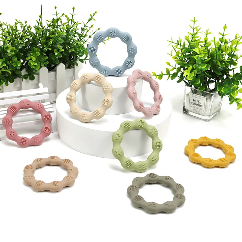 Baby Food Grade Silicone Newborn Grip Teething Toys - PAMU8