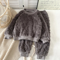 Flannel Thermal Pajama Set