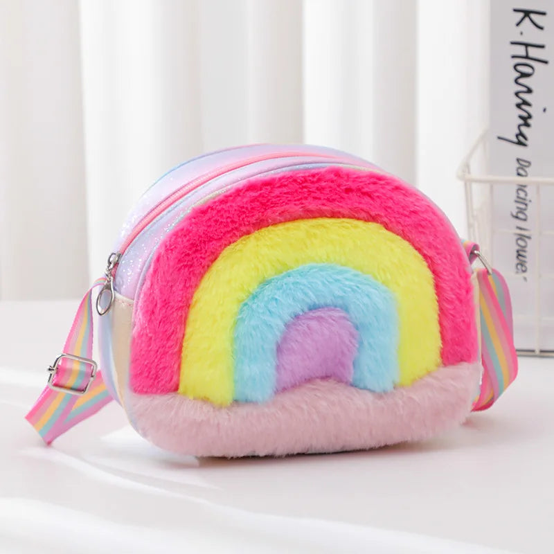 Rainbow Design Shoulder Bags