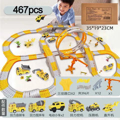 Electric Race Track Toy Set for Kids
