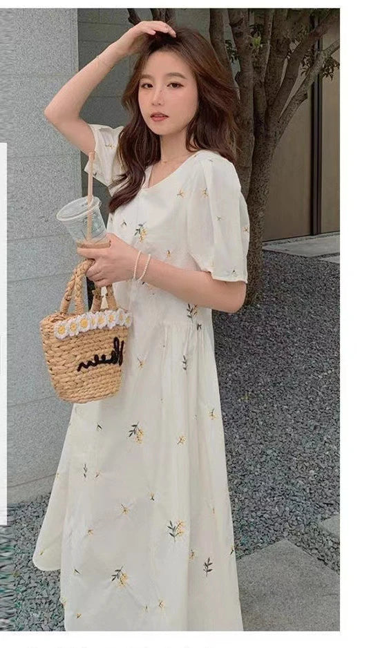 Pregnacy Bowknot Dress